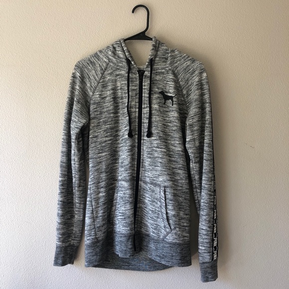 Pink Victoria’s Secret zip-up jacket - Picture 1 of 4